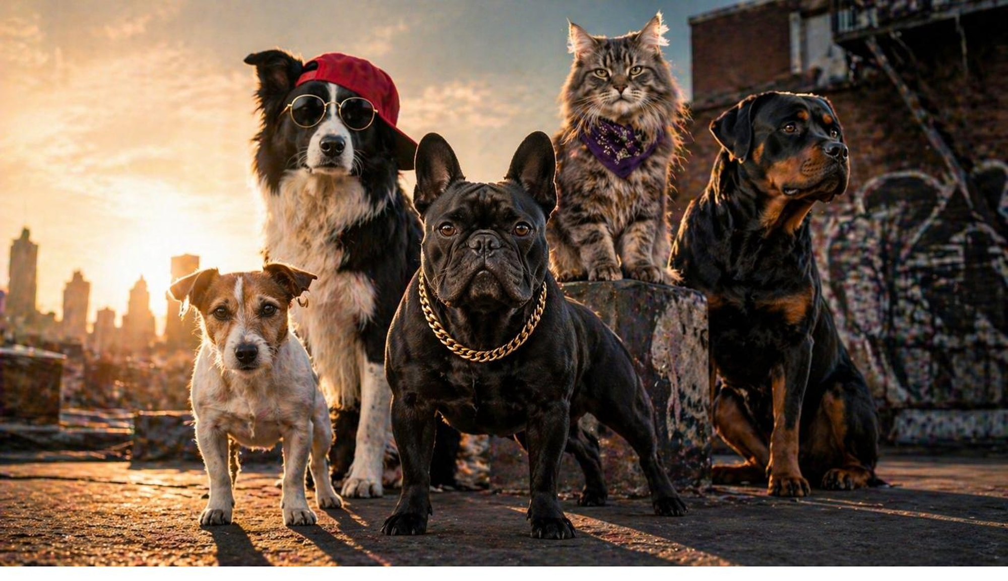 La familia Petcool · azotea